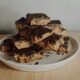 Homemade healthy butterfinger bars