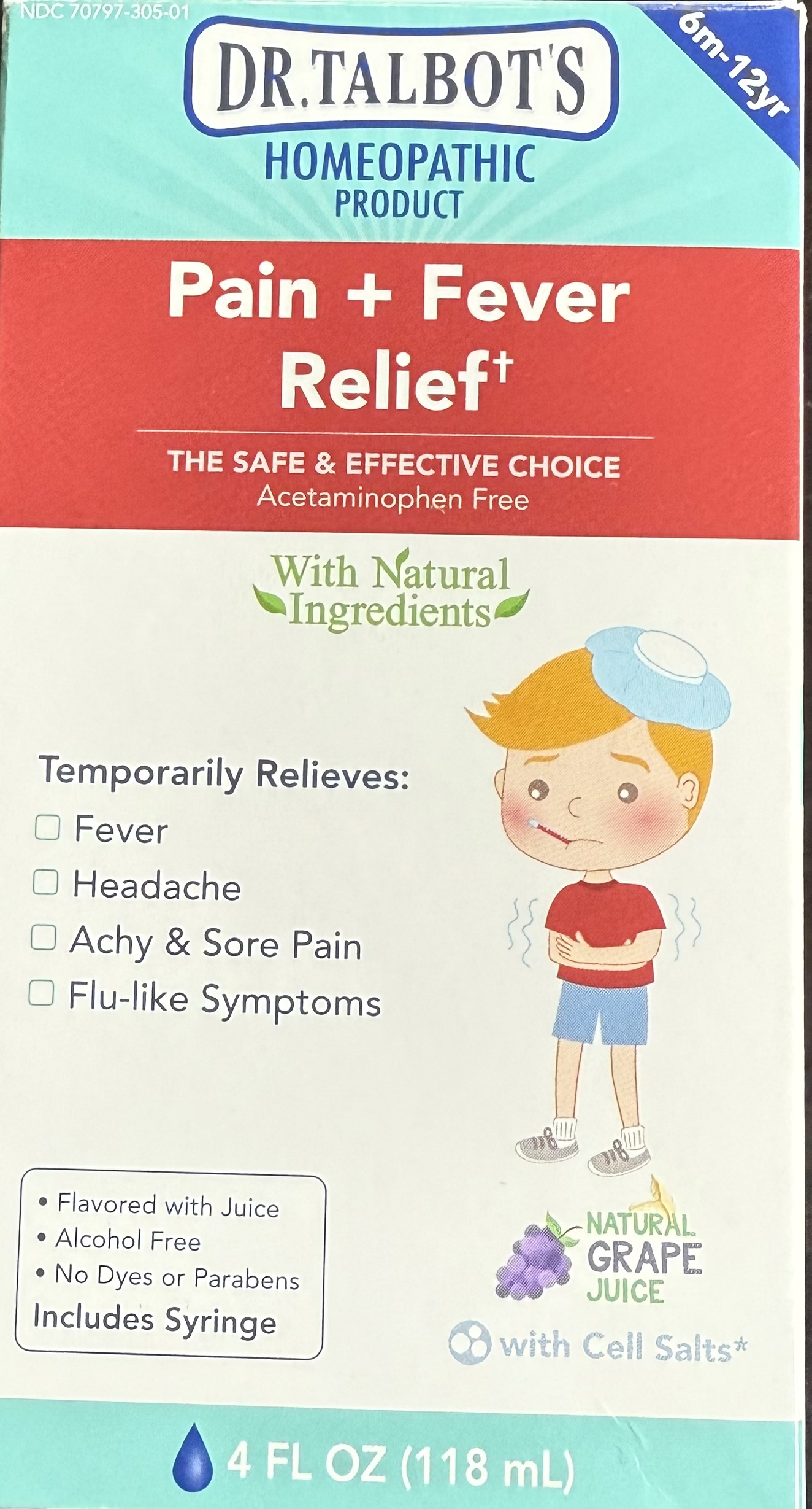 Dr. Talbot’s Pain + Fever Relief