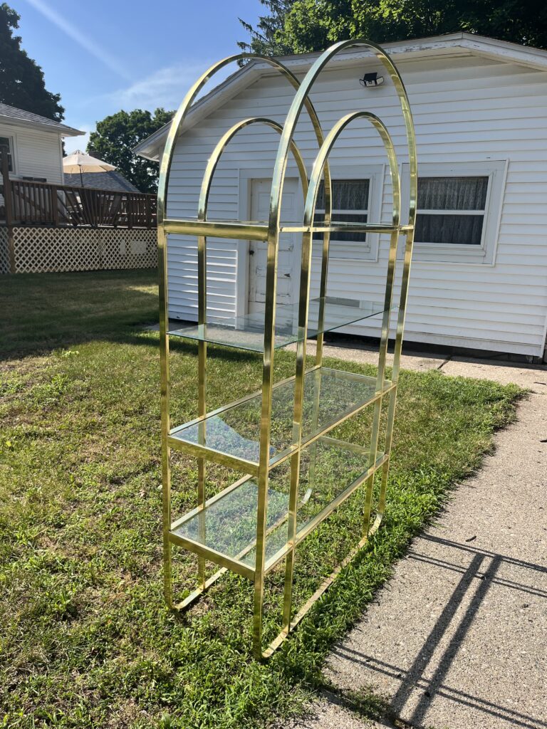 Gold shelf ready to be sold